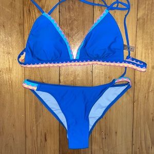 Shein royal blue bikini